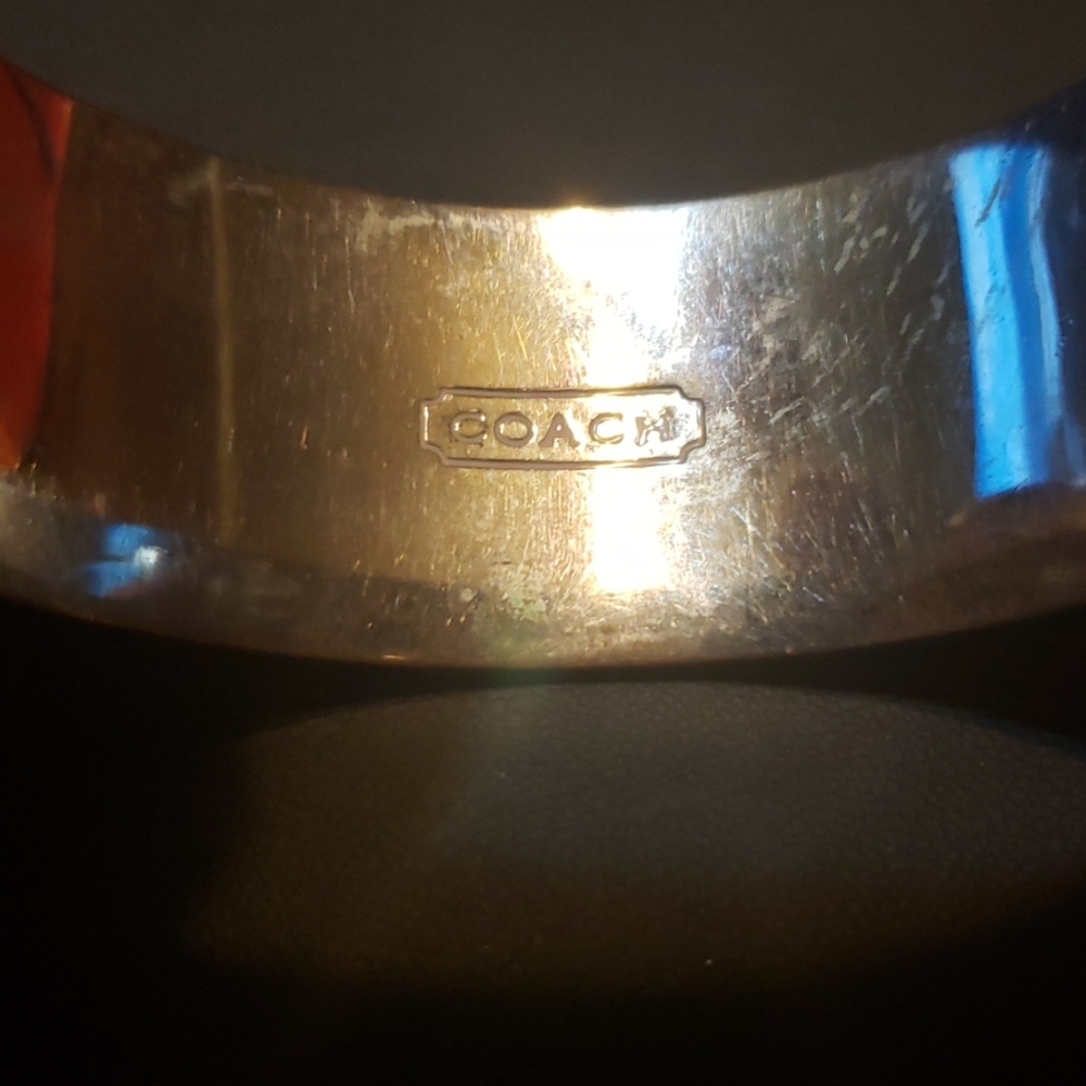 Vintage Coach Bangle Bracelet - Picture 5 of 8